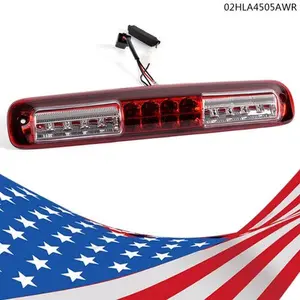 CROSSDESIGN Clear LED 3rd Brake Light Cargo Lamp Fit For 1999-06 Chevy Silverado GMC Sierra