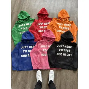 "Just Here To Give God Glory" Hoodies