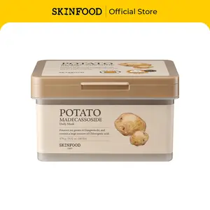 [SKINFOOD Official] Potato Madecassoside Daily Sheet Mask | Korean 5-Minute Quick Skincare Hack, Soothing & Skin Barrier Face Mask for Damaged Skin, Bulk Pack (30EA)