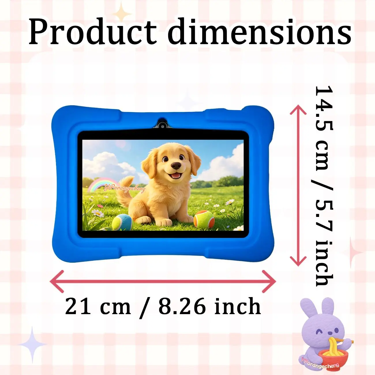 【Back to school】Android 12 Kids Tablet 7 Inch HD 1024x600, 2GB RAM 32GB ROM Toddler Tablet with Parental Control, 3000mAh Battery 2.4G/5G WiFi, 0.3MP+2MP Camera, Learning Tablet for Child, Gifts for Boys Girls Screen Cellphone Smartphone Blue