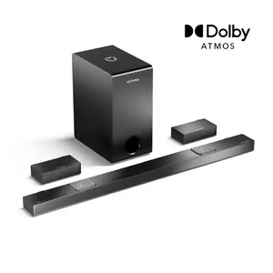ULTIMEA Nova S80 5.1.2ch 360° Dolby Atmos Home Theater: Soundbar & Subwoofer with BassMX, 3D Surround Sound for Home, Parties & Gaming. Supports 4K HDR, HDMI eARC, Bluetooth & Smartphone Connectivity.
