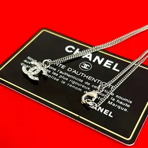 Pre-owned CHANEL Others Small Leather Goods Coco Mark Necklace