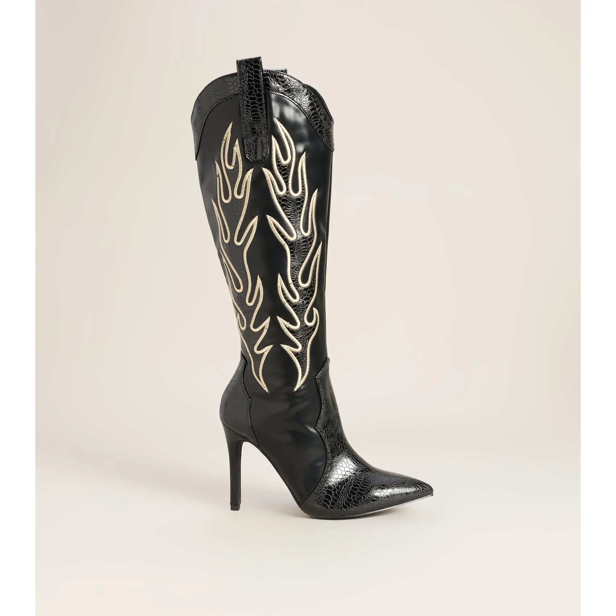 Front Row Flame Western Stiletto Boots Front Row Flame Western Stiletto Boots