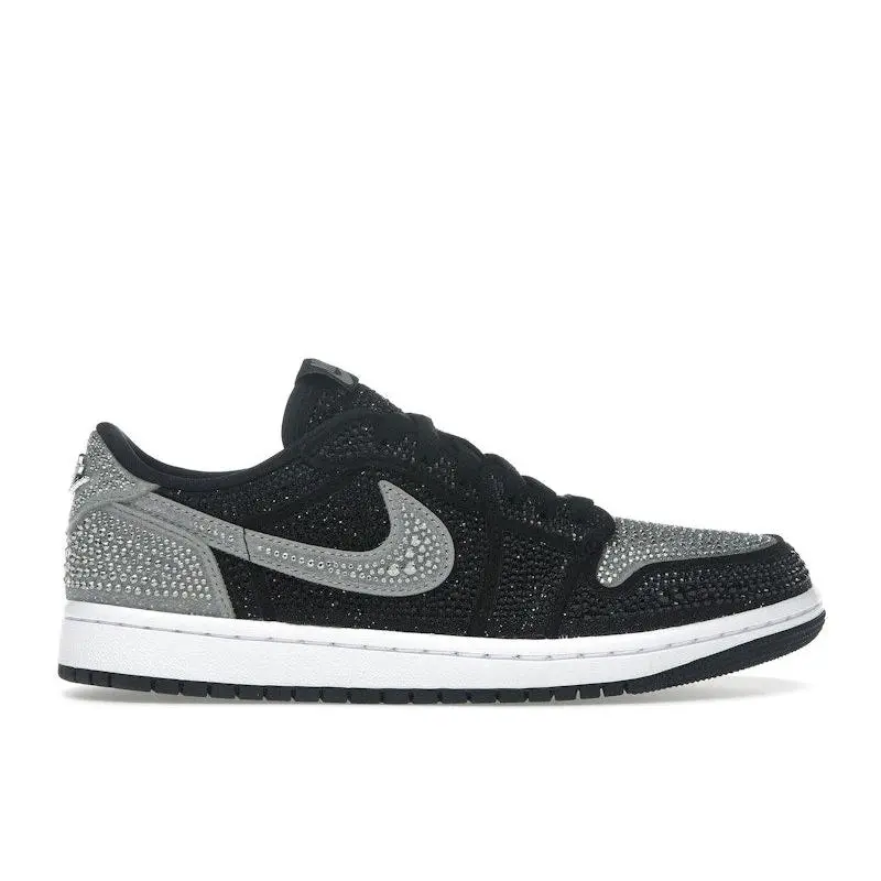 Jordan Women's 1 Retro Low OG Swarovski Stealth, from StockX