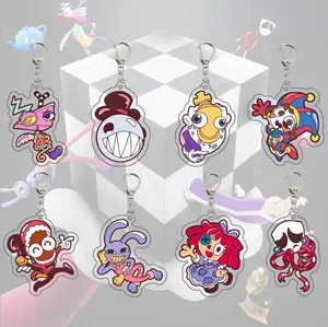 The Amazing Digital Circus Keychain Pomni Jax Ragatha Kinger Gangle Zooble Caine Chibi Acrylic Keyring, Cute Keyring Accessory, Fun Charm For Backpack Or Purse | High Quality and Customer Favorite Items