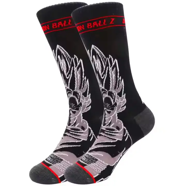 Unisex Moisture Wicking Anime Themed Crew Socks - Durable Underwear Fabric Love cute season sock random color Menswear Colorful Sports Stylish
