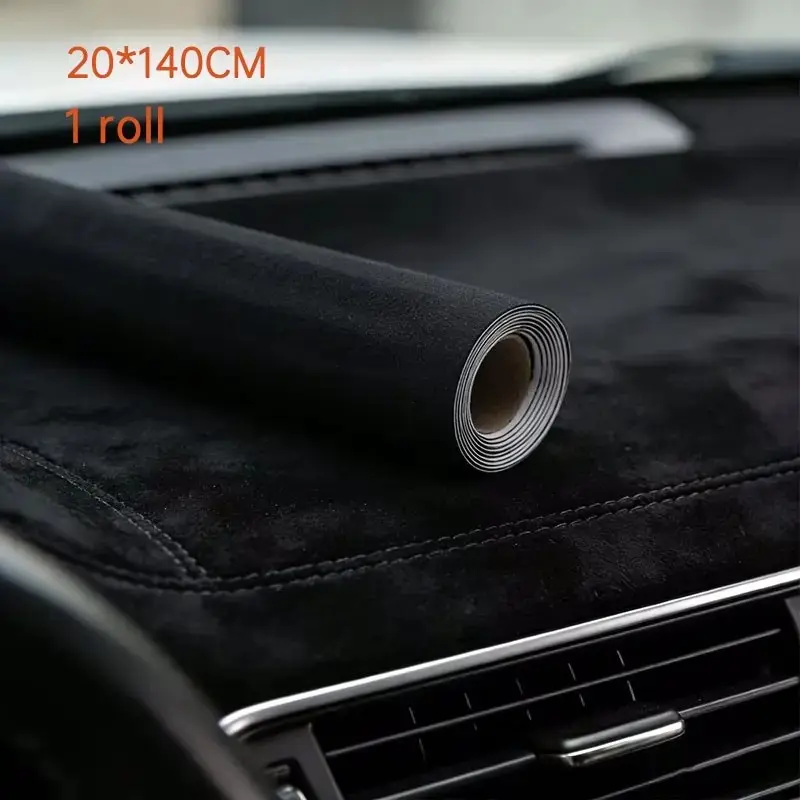 Self-Adhesive Suede Roll, Multi-Purpose Cut-To-Fit, High-Density Faux Fur, Car Interior Upgrade, Sofa, Jewelry Box, DIY ProjectsGift.
