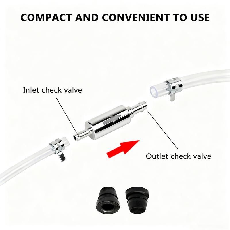 Car Brake Bleeder Hose Kit with One Way Check Valve,Durable Brake Fluid Bleeder Hoses Replacement,Universal Brake Bleeder Tool Car Accessories for Car Motorbike Bike Car Brake Bleeder Hose Kit with One Way Check Valve,Durable Brake Fluid Bleeder Hoses Replacement,Universal Brake Bleeder Tool Car Accessories for Car Motorbike Bike