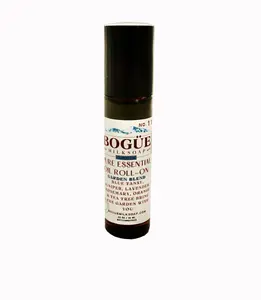 Pure Essential Oil Roll-on BOGUE In The Garden Blend- Bring the garden with you Blue Tansy, Rosemary, Lavender, Orange, Juniper & Tea Tree