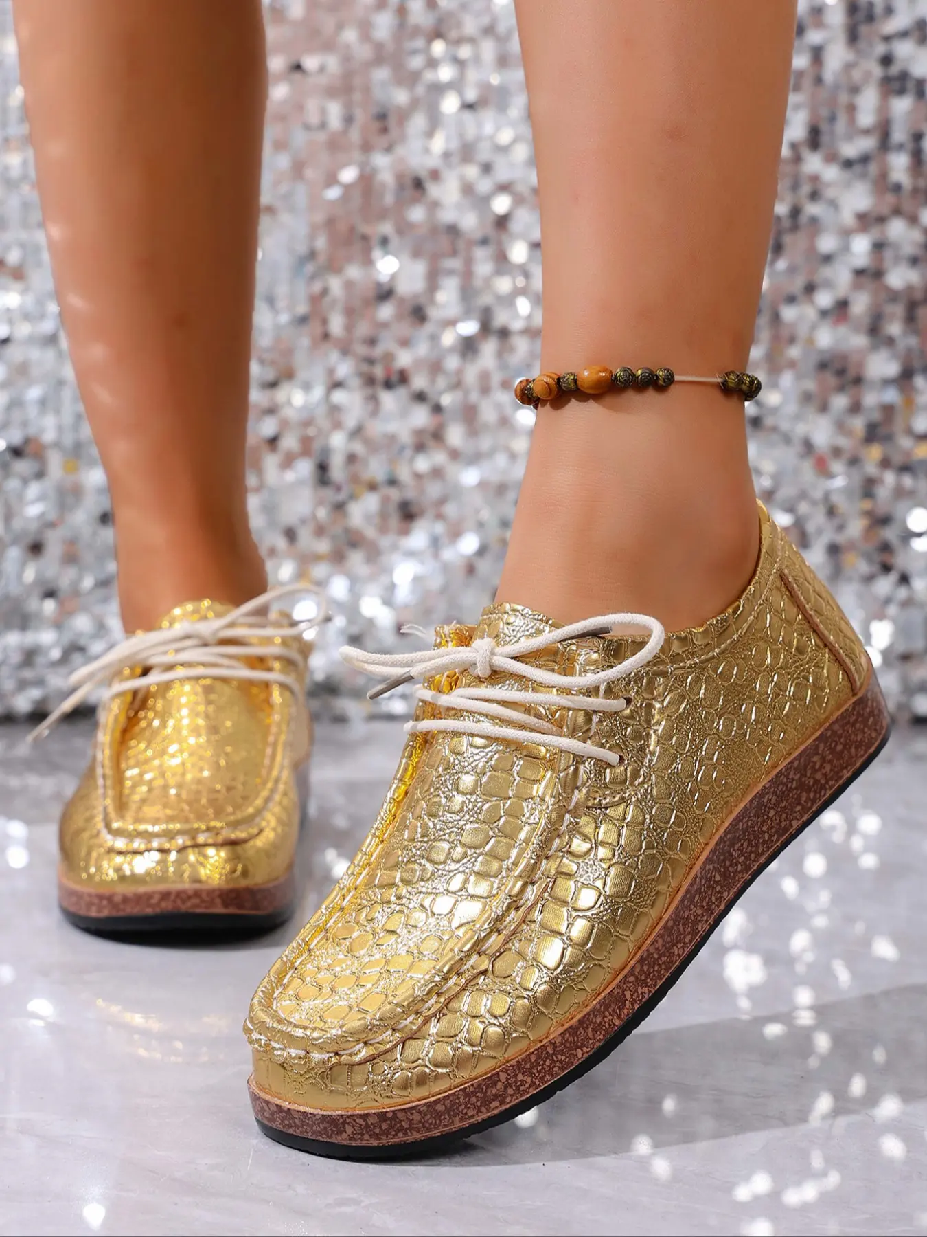 Women's New Garden Loafers with Memory Sponge, Casual Sport Shoes, Comfortable One-Click Slip-On, Anti-Slip No Heel, Home Office Walking Shoes