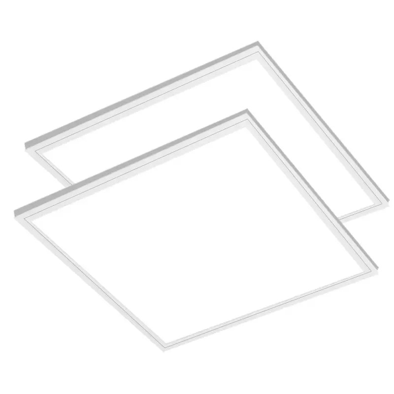 2x2 LED Flat Panel Lights for Drop Ceiling 29.4W, 5800LM 5000K Troffer Replacement Light Fixture, 0-10V Dimmable Recessed Edge-Lit Led Drop Ceiling Lights for Commercial Office, ETL Listed