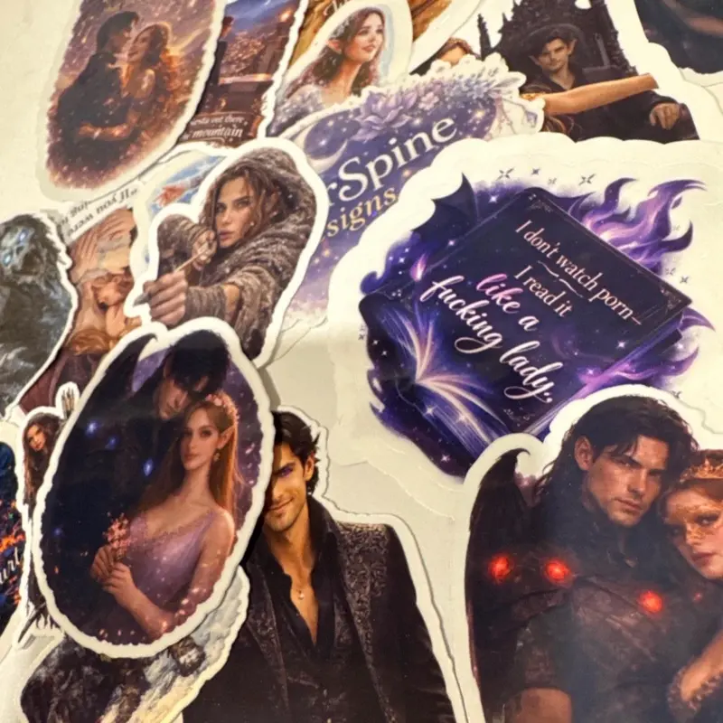 ACOTAR Night Court 25 Sticker Bundle  Velaris | Rhys & Feyre | Bookish Fantasy Sticker Pack | Holographic BookTok Stickers
