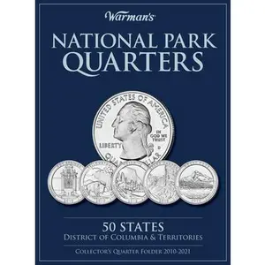 National Park Quarters: 50 States + District of Columbia & Territories: Collector's Quarters Folder 2010-2021 -- Warman's, Other Merchandise