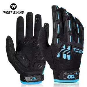 WEST BIKING Winter Full Finger Mountain Racing Cycling Bike Gloves Bike Waterproof Mountain Motorcycle Bicycle Cycling Gloves Outdoor Sports Gloves