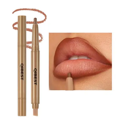 Double-ended Lip Liner, 6 Counts/set Long Lasting Lip Liner Stain Pencil, Moisturizing Lip Liner, Suitable for All Skins, Smooth & Nourishing Lip Makeup Tool, Cosmetic, Lip Product, Lipliner