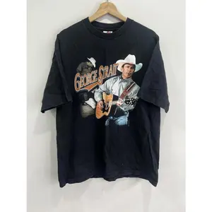 Vintage George Strait Tee Shirt Country Music Festival Band