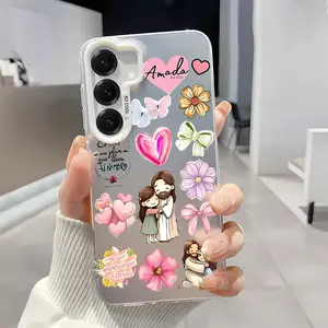 Loving Embrace Soft Silicone Phone Case For Galaxy S26/S26Ultra/S26Plus/S25/S25Ultra/S25Plus/S24/S24Ultra/S24Plus/S24fe/S23/S23Ultra/S23Plus/S23fe/S22/S22Ultra/S22Plus/S21/S21Ultra/S21Plus Shockproof|Full Camera Protection|Anti-Scratch