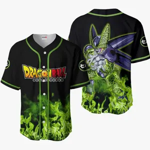 Cell Jersey Shirt Draagon Ball Anime Merch Clothes