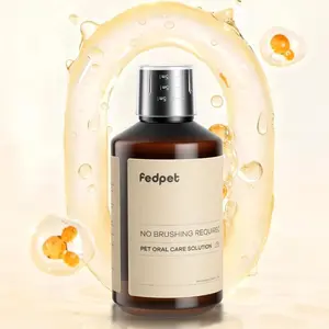 Alcohol-Free Pet Dental Care Water Additive – Eliminates Bad Breath, Reduces Tartar & Plaque, Vet Approved 16 oz