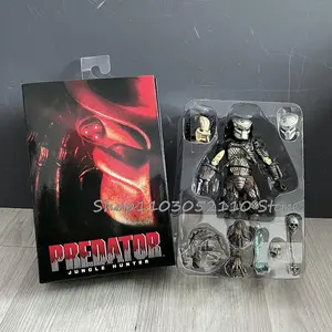 NECA Alien Jungle Hunter Predator Action Figure Aliens vs Predator Model Doll Statue Joint Movable Movie Toys Gifts