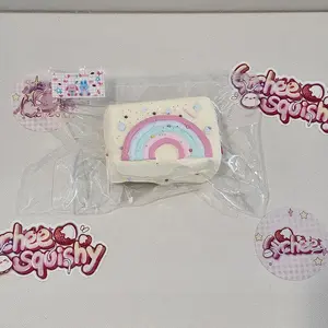 PollyBaby TabaSquishy Squishy Toy Handmade Squishy Stress Relief Toys Taba squishy - Lychee Squishy