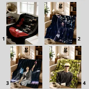 Kpop Member Cute Blanket, Arirang Blanket, Gift For Her, Gift For Him, Birthday Gift