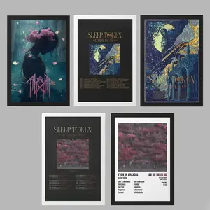 [Unframe] Sleep Token Even In Arcadia Tour 2025 5 Style Print Poster, Photo Picture Posters Room Decor Home Decorative