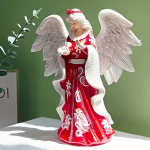 Elegant Angel Statue, Exquisite Angel Girl Sculpture, Christmas Decoration, Home and Office Decor, Perfect Gift for Various Occasions