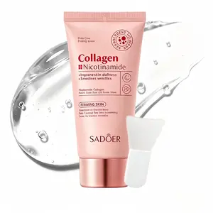 SADOER Collagen Wrapping Mask -Overnight Glass Skin Peel Off - All Skin Types -Better Than Sheet Masks