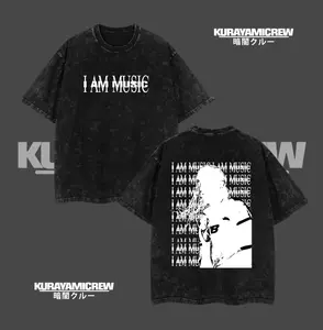 Opium I AM MUSIC Graphic Tee, Cartiii Tour Shirt, Vintage Washed Streetwear Unisex T-Shirt
