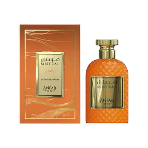Anfar Mistral Earthy - Perfume for Women and Men - Opens with Spicy Citrus Notes of Cinnamon, Cardamom, Bergamot, Orange Blossom - 3.4 oz