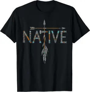 100% Cotton Native Indian American Day Pride Indigenous Native American T-Shirt