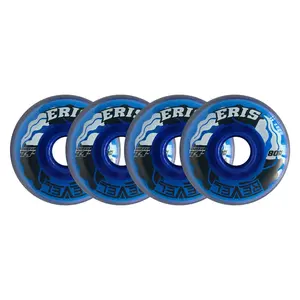 Alkali Roller Hockey Wheels - Revel Eris 76mm 74A Blue (4-Pack)