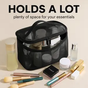 The Only Makeup Bag You’ll Want This Summer Big Breathable & Durable Cosmetics Organizer for Summer Adventures