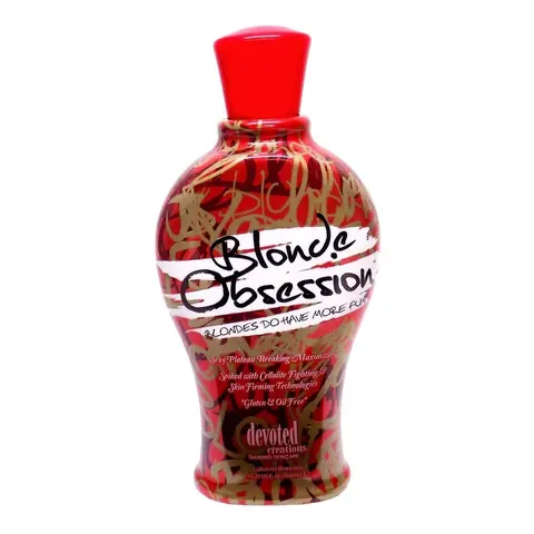 Blonde Obsession Tanning Lotion by Devoted Creations, 12.25 fl oz Golden Body Care