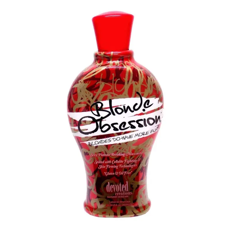 Blonde Obsession Tanning Lotion by Devoted Creations, 12.25 fl oz Golden Body Care