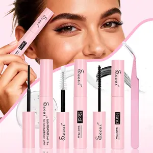 Waterproof Eyelash Glue, Eyelash Bond& Seal& Remove, Cluster False Eyelash Glue for Lash Extensions, Long-Lasting Strong Hold, Home Use Individual Lash Glue 5ML