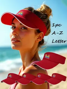 1PC Summer Breathable Visor Hat for Men and Women, Outdoor Sports UV Protection Sunscreen Hat Workout Hat Sun Cap, Fashionable Face Slimming No Top Baseball Cap
