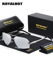 RoyalHot 1 Piece Unisex Full Frame Sunglasses，Frog Frame Sunglasses UV400 Trendy Vibe