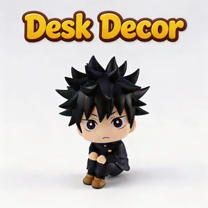 Jujutsu Kaisen Action Figure Desktop Decoration Q Version Gojo Satoru & Suguru Geto Yuji Car Model Cake Ornament Anime Figurine Office
