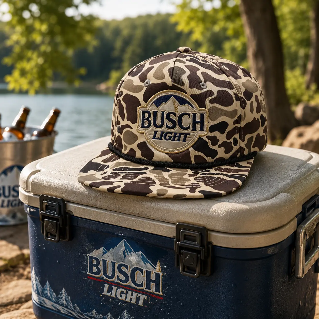Retro vintage camo ropebrim SnapBack hat, Hunting hat, Camouflage Trucker Hat, Gift for Him, For Beer Lover Snapbacks