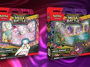 Pokémon TCG Mega Gengar or Diancie ex Battle Deck Collectible Booster Packs English Booster Box Sealed Booster for Competitive Play