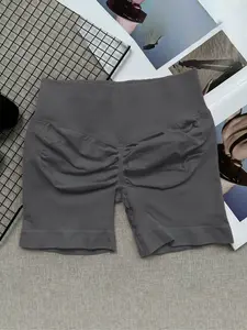 Women's High-Waisted Casual Sporty Shorts, Athletic Lounge Shorts, Wide Belted Belly Control Fitness Shorts, All-Season Quality Women's Sports Bottoms