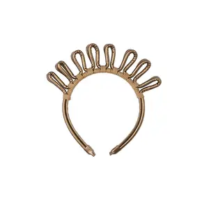 Doodle Leather Headband - Copper
