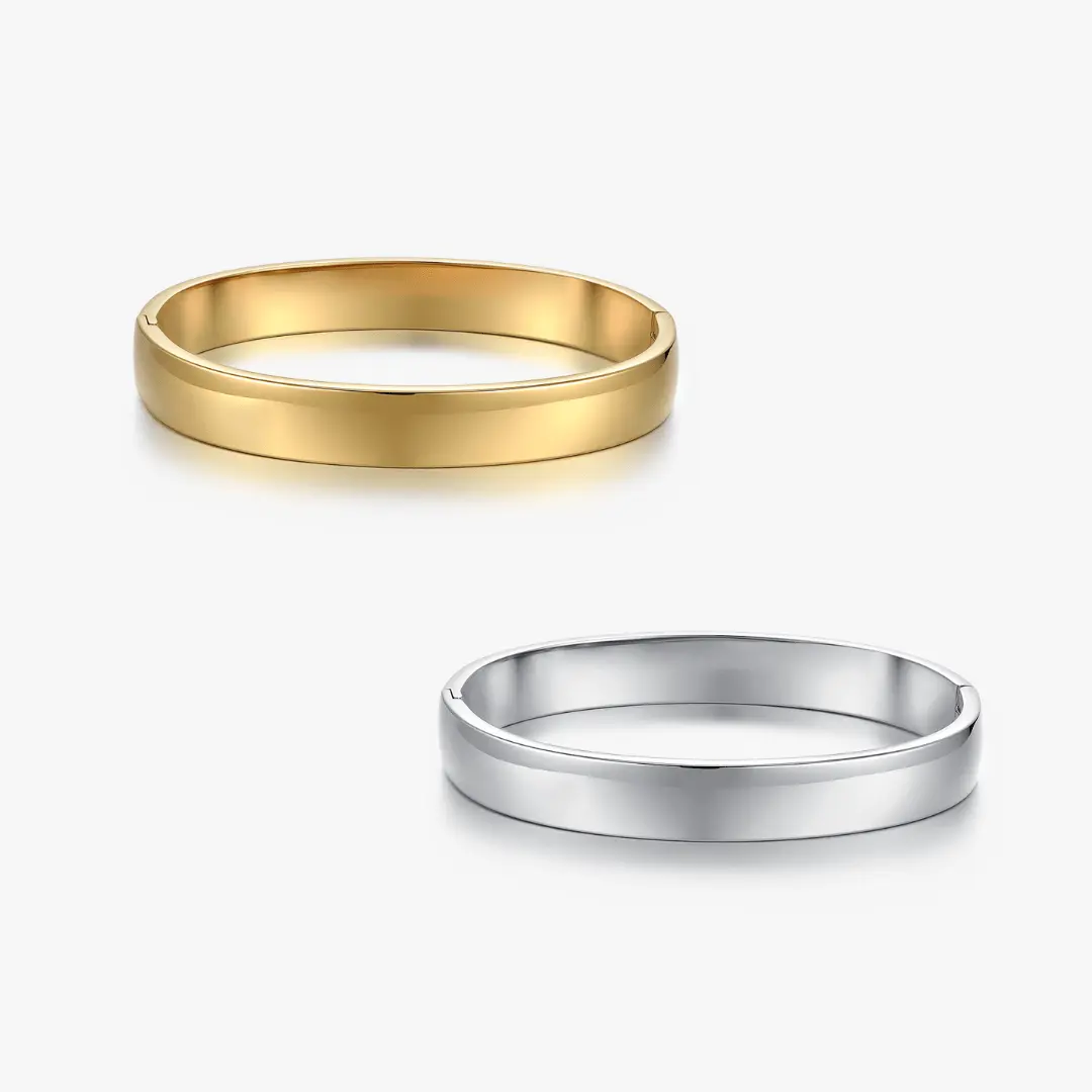 Bold Simple Stacker Cuff Bangle