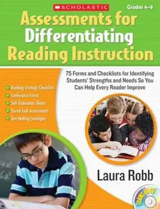 USED-Assessments for Differentiating Reading Instruction: 100 Forms on a CD and Checklists for Identifying Students' Strengths and Needs So You Can Help Ev by Robb, Laura (Paperback)