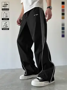 Men's Casual Comfortable Patchwork Design Tie-Dye Sports Versatile, Suitable for Everyday Wear, Street Style Fashion Y2 Outfit, Streetwear, All Seasons Appropriate，work holiday party outfit，birthday outfits，pants men，cargo pants for men High Rise Joggers