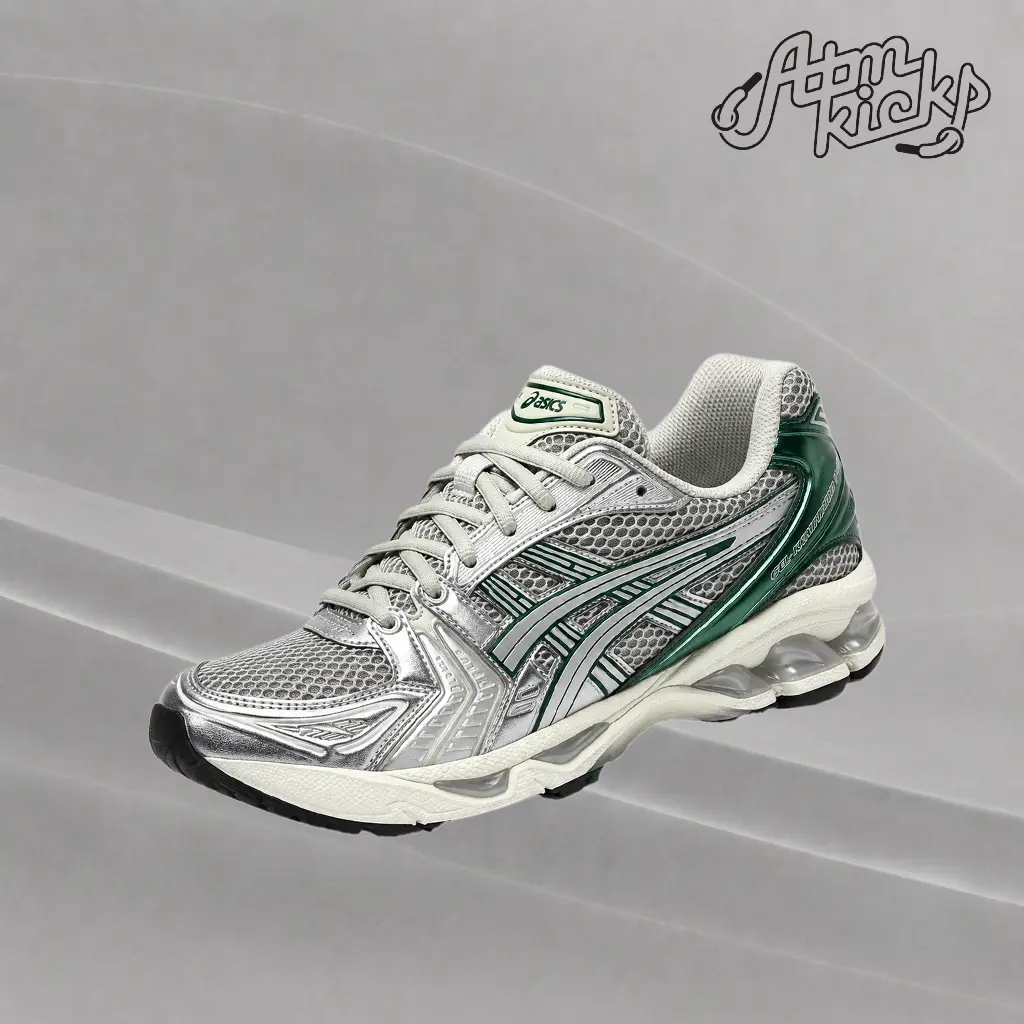ASICS Gel-Kayano 14 Dried Leaf Green Pure Silver Men's Authentic Shoes Footwear Sneaker Trainer Comfortable Walking Fashion Trending Gift