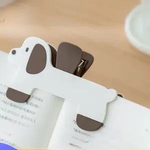 Dog-Shaped Multifunctional Book Clip, Paper Document Holder, Creative Ticket Clamp, Reading Companion, Stationery Clip, Organizing Documents, Paperclips