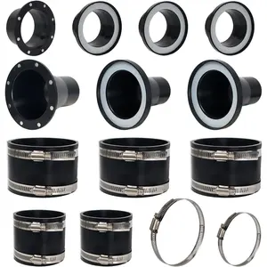 Magnetic Dust Collection Fittings Magnetic Dust Collector Vacuums System 4" and 2.5" Quick Connect Kit for Woodworking Tools (14)